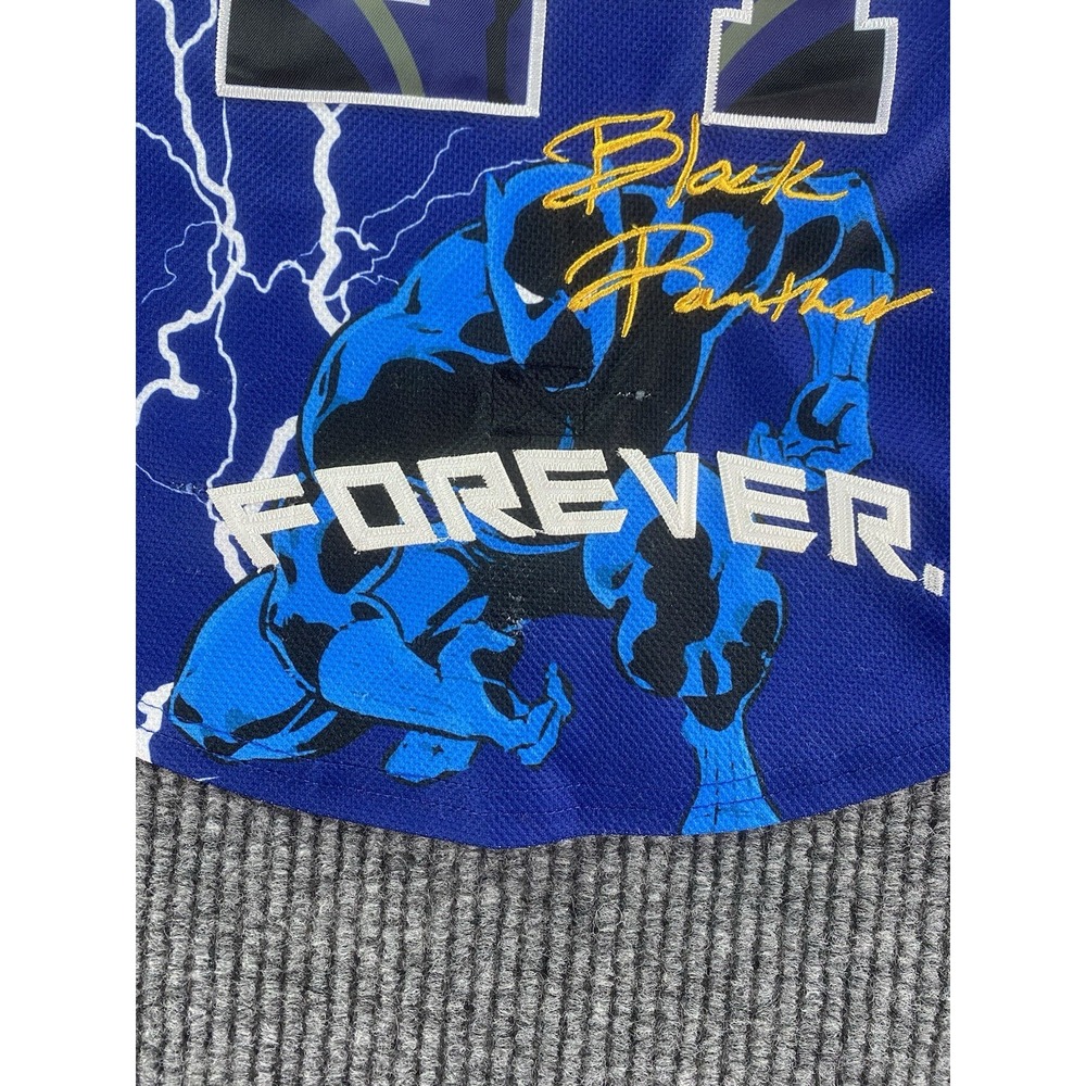 Black Panther Hockey Jersey Extra Small Blue Purple Back Headgear Classics 1966 - Picture 9 of 15